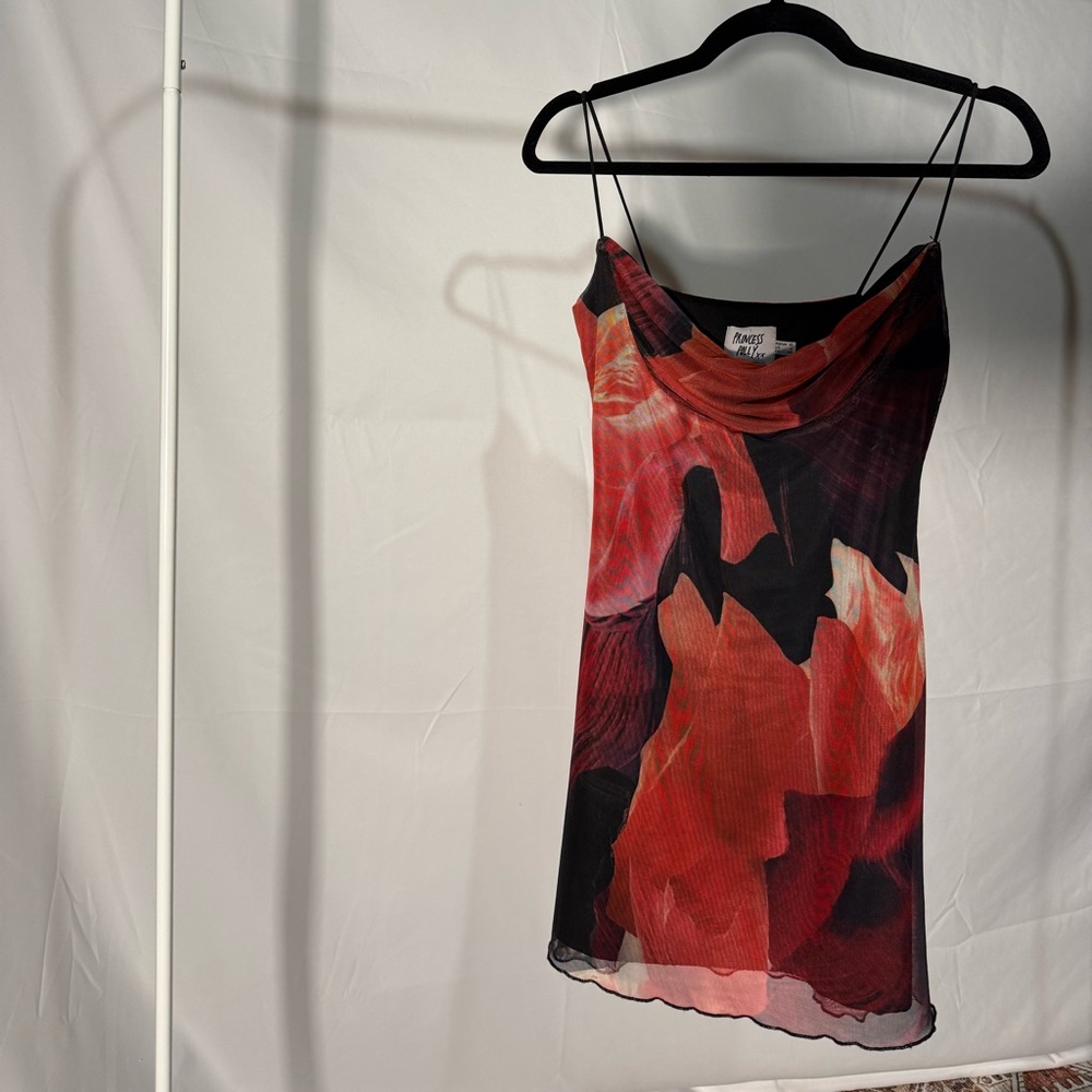 Princess Polly Orange and Black Dress
